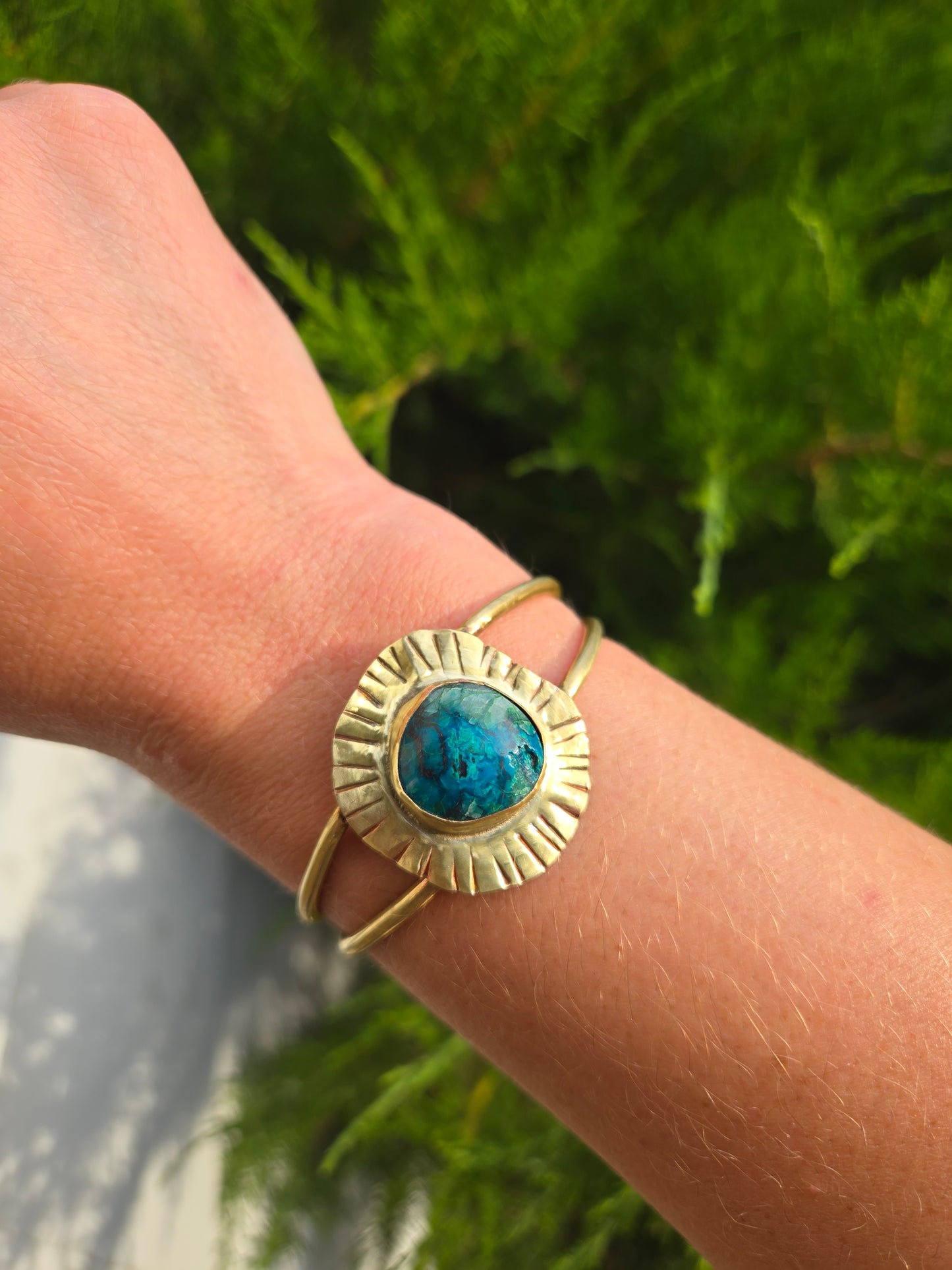 Chrysocolla Cuff