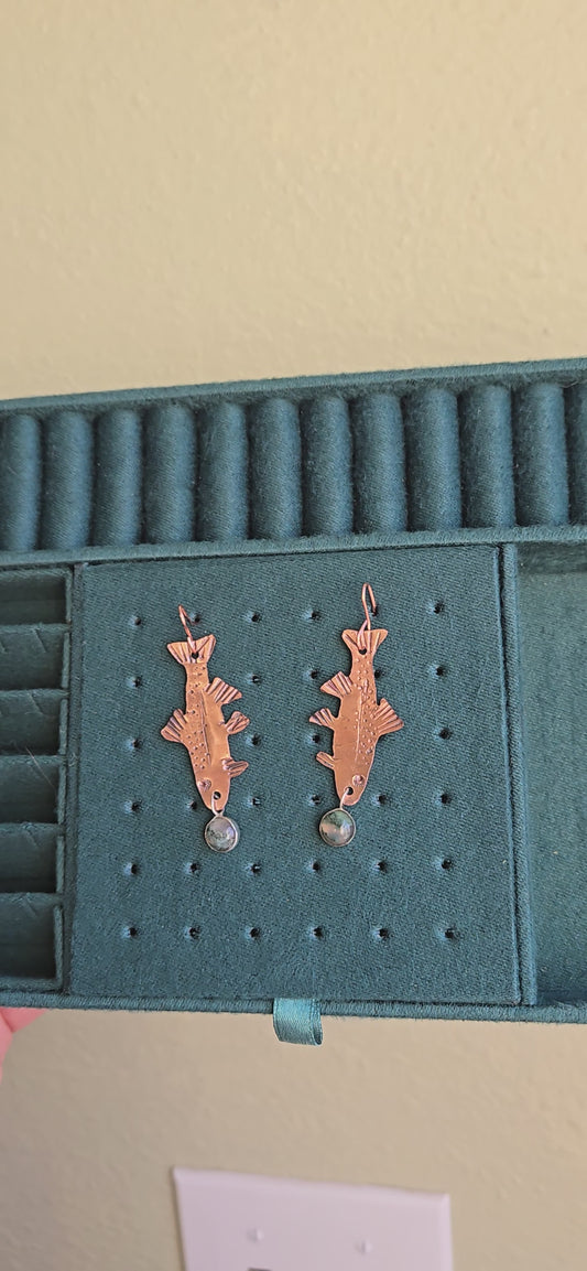 MTO Moss Agate Trout Dangles